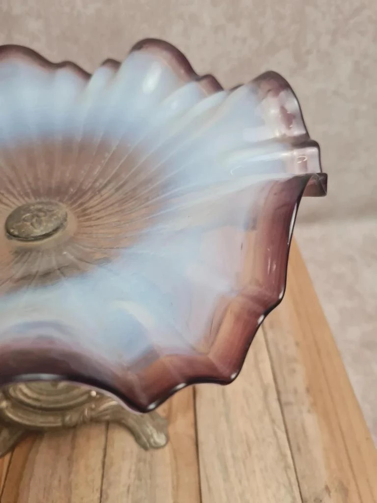 Oude Art nouveau zilveren metalen en vioolglas 🍀 – photo 4